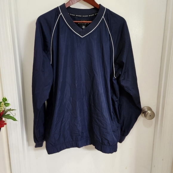 Foot joy vneck navy longsleeve wind breaker pull over - Picture 4 of 12